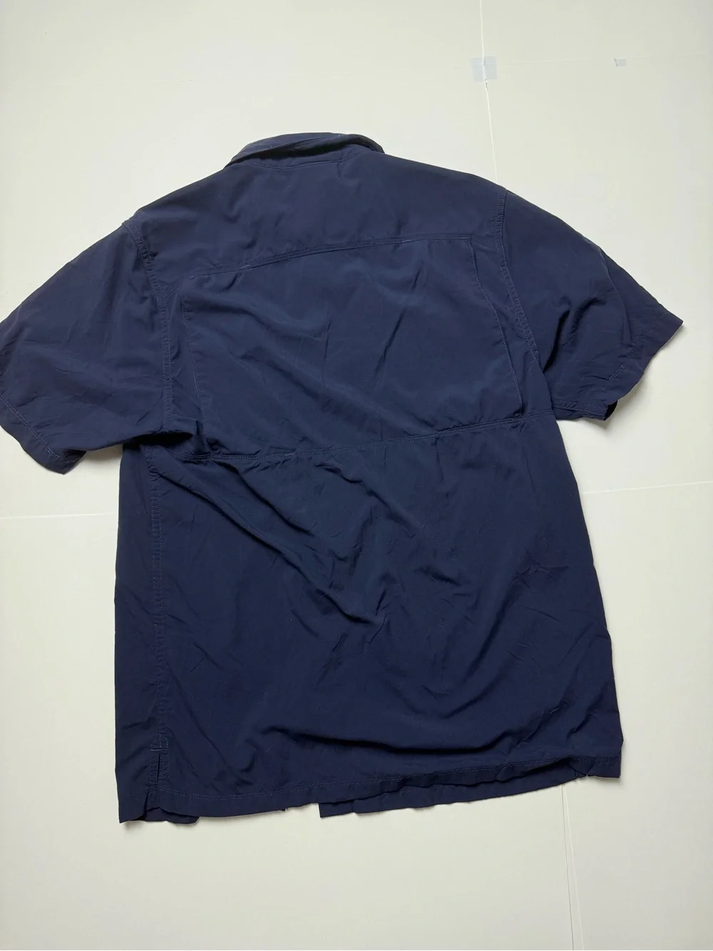 The North Face Men’s Navy Short-Sleeve Button-Down Shirt